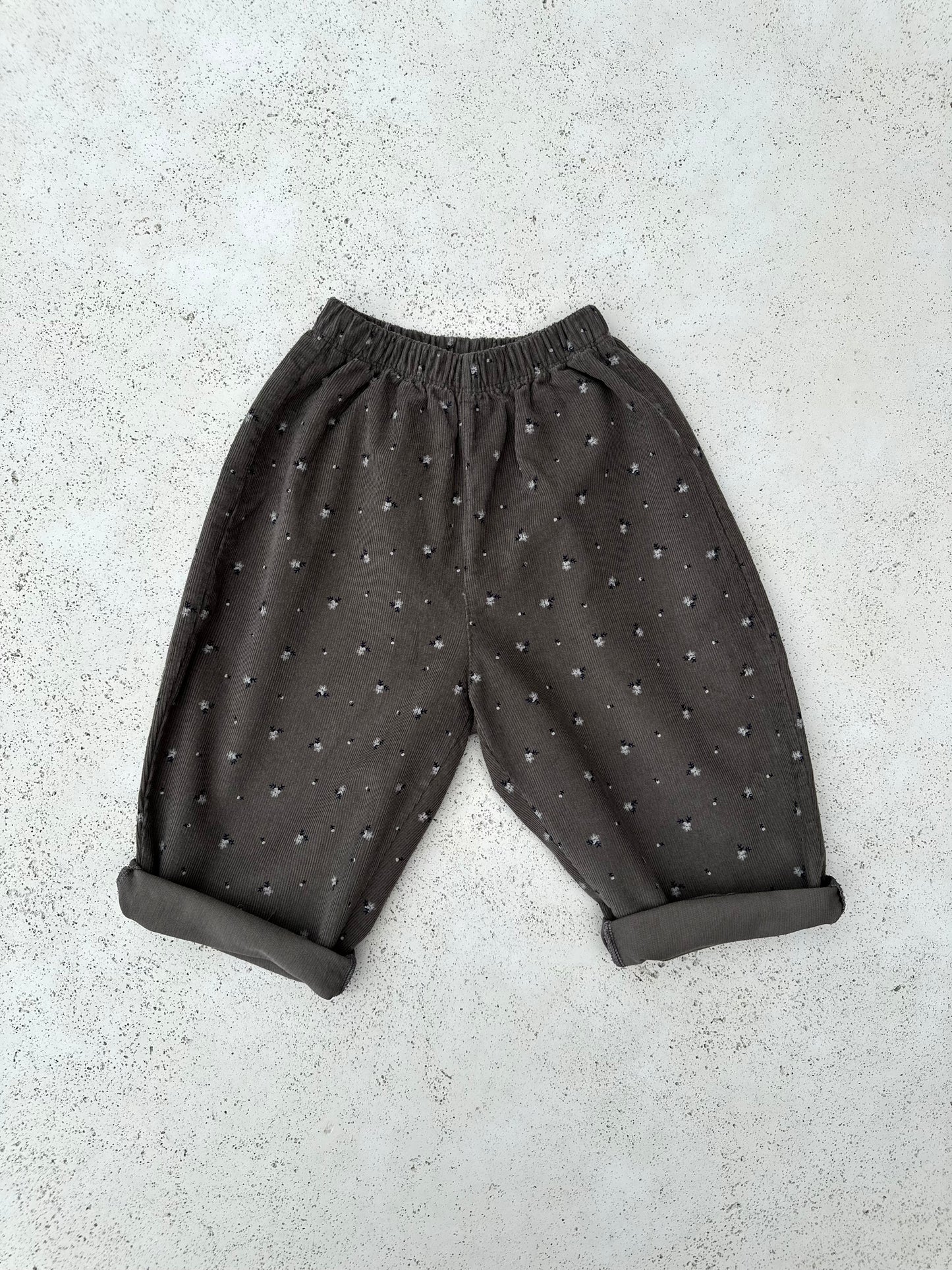 Melly corduroy pants - charcoal