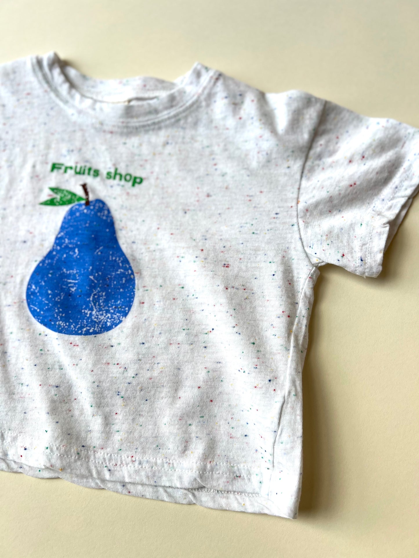 Pear tee - Ivory with spickles