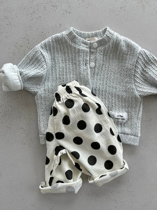 Eline cardigan - white melange