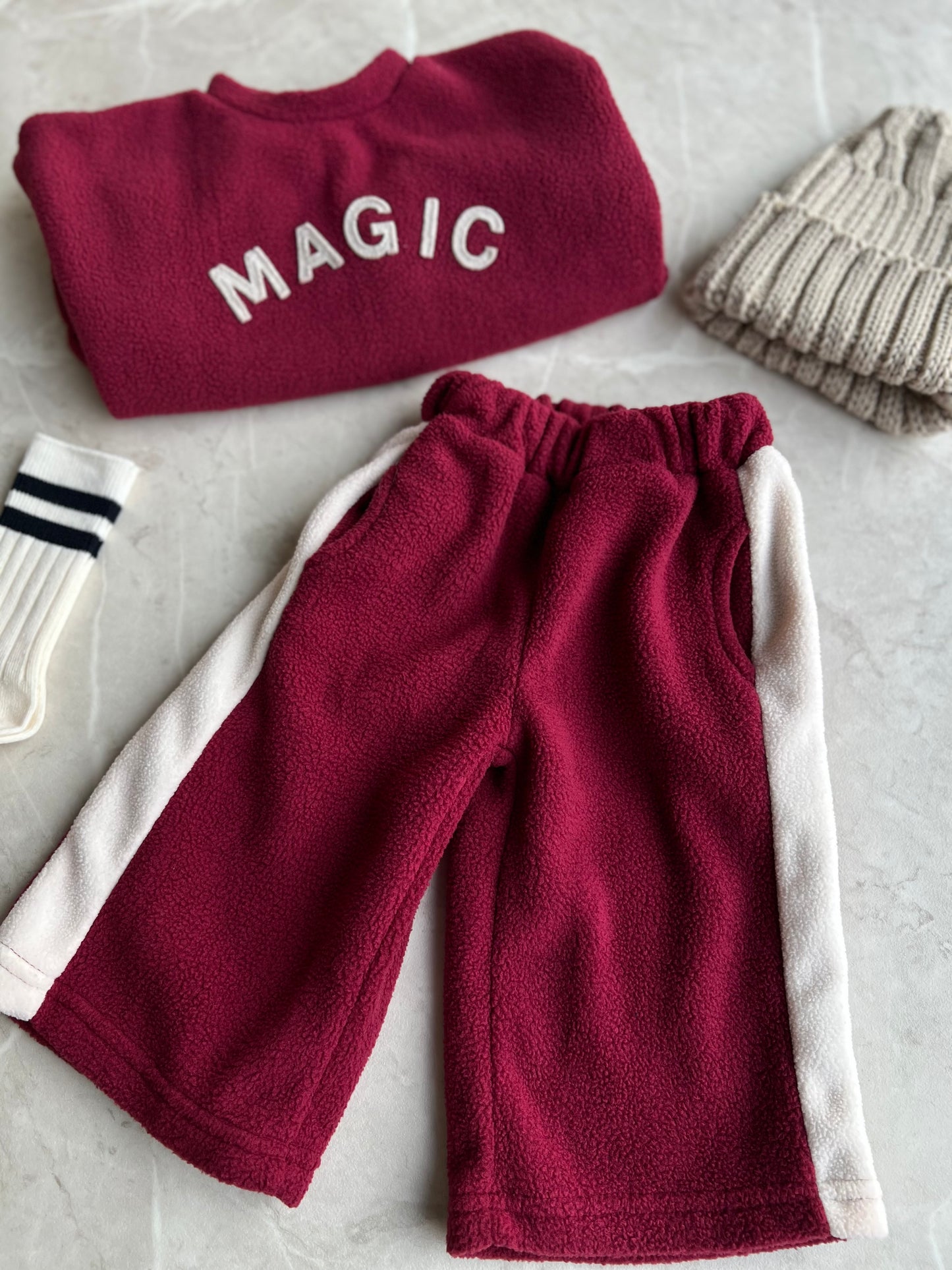 Magic soft set - burgundy