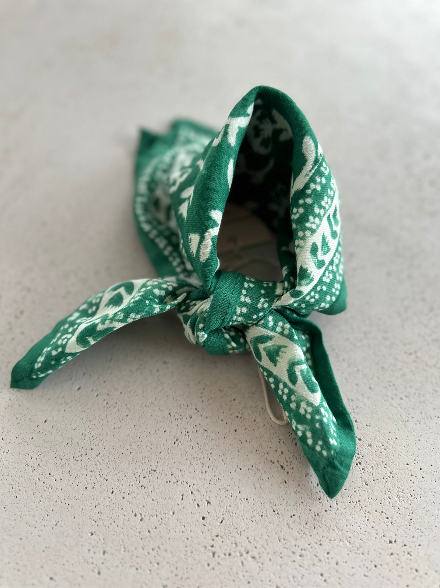 Mumbai mini scarf - spar green