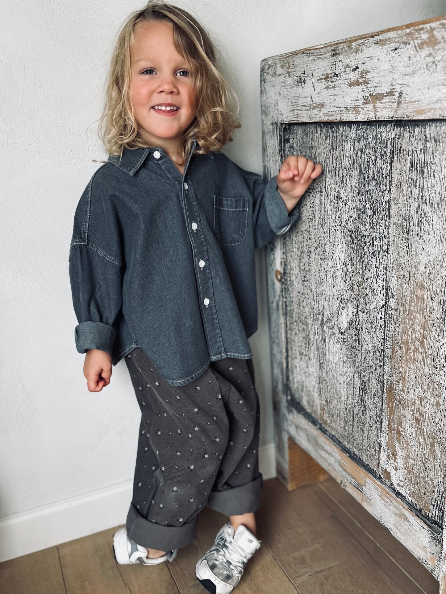 Melly corduroy pants - charcoal
