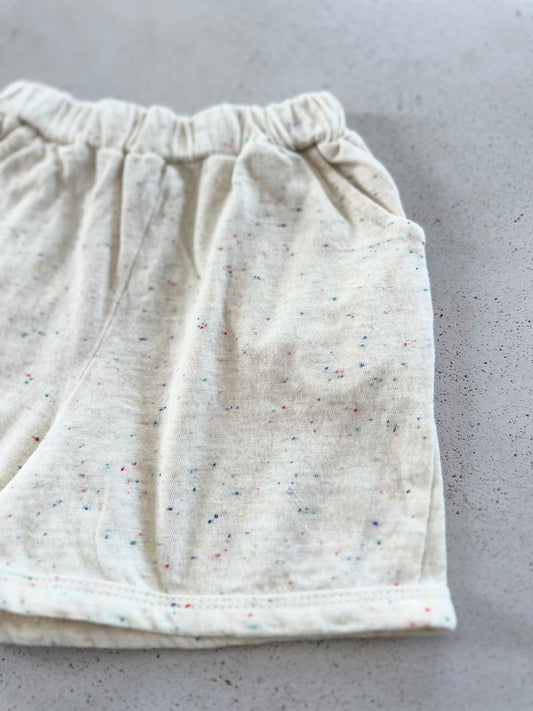 Lollipop shorts - ecru/spickles