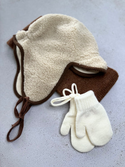 Bouclé fleece cap - more colors