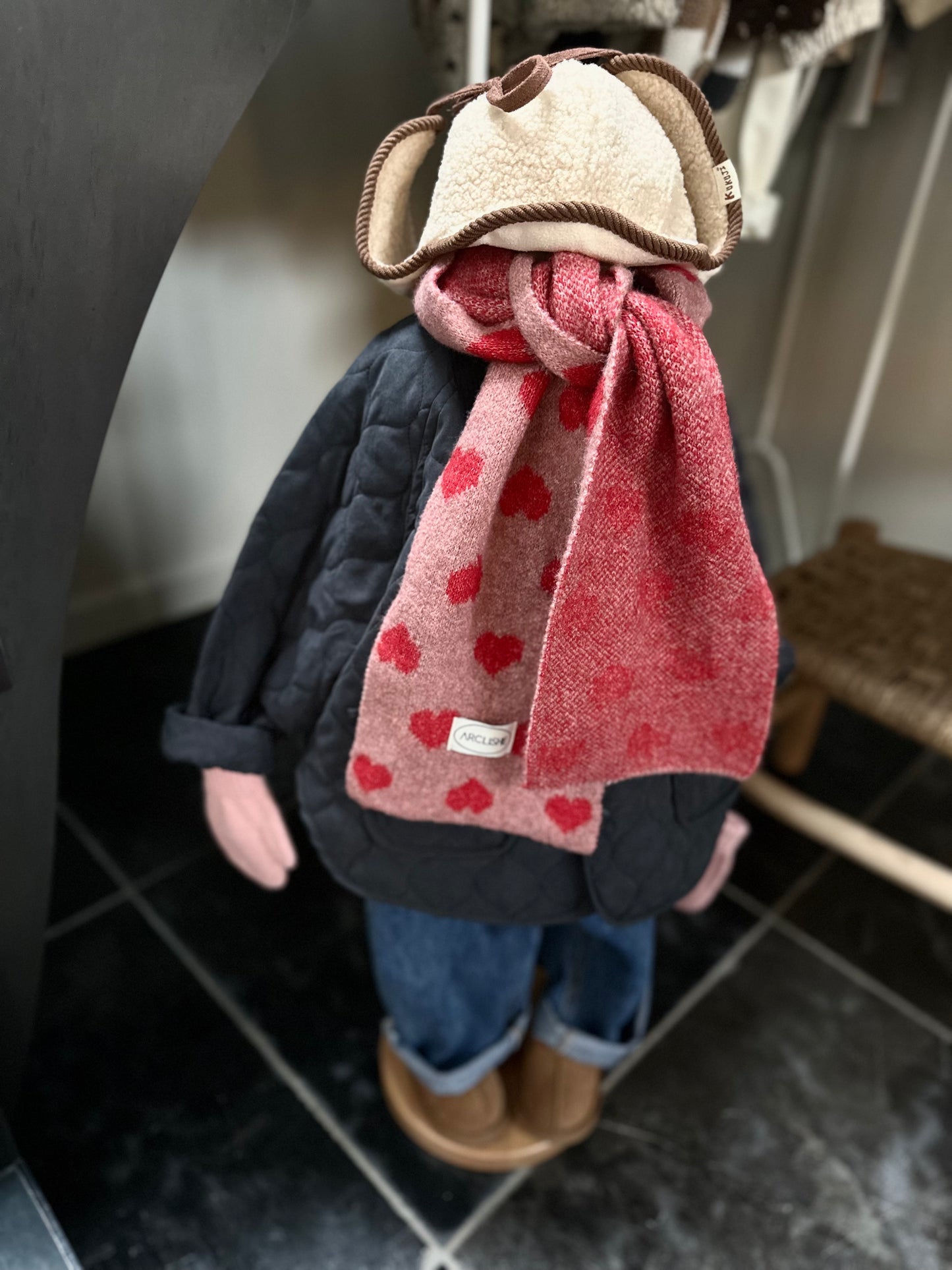 Bouclé fleece cap - more colors