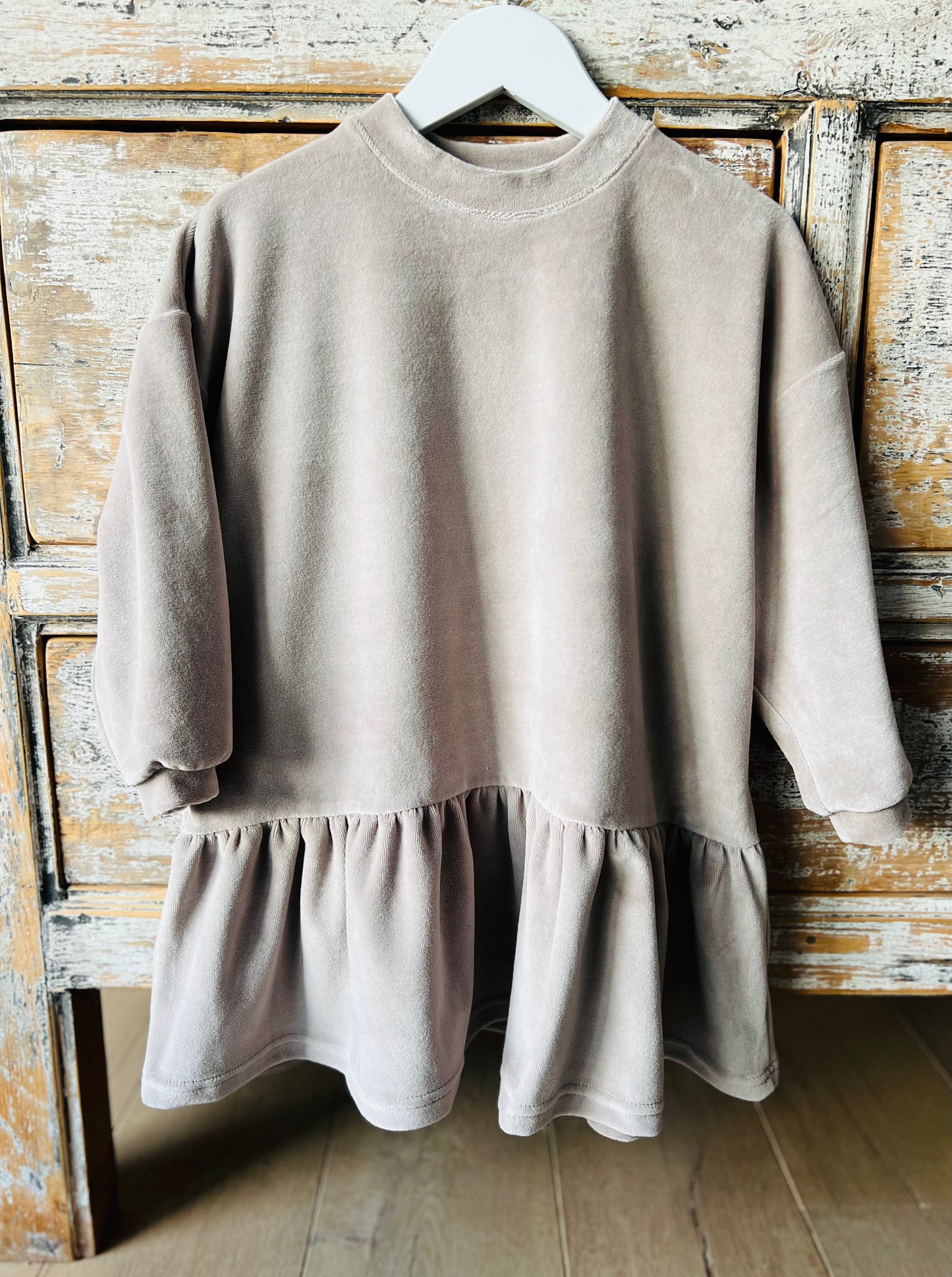 Veloure dress - taupe