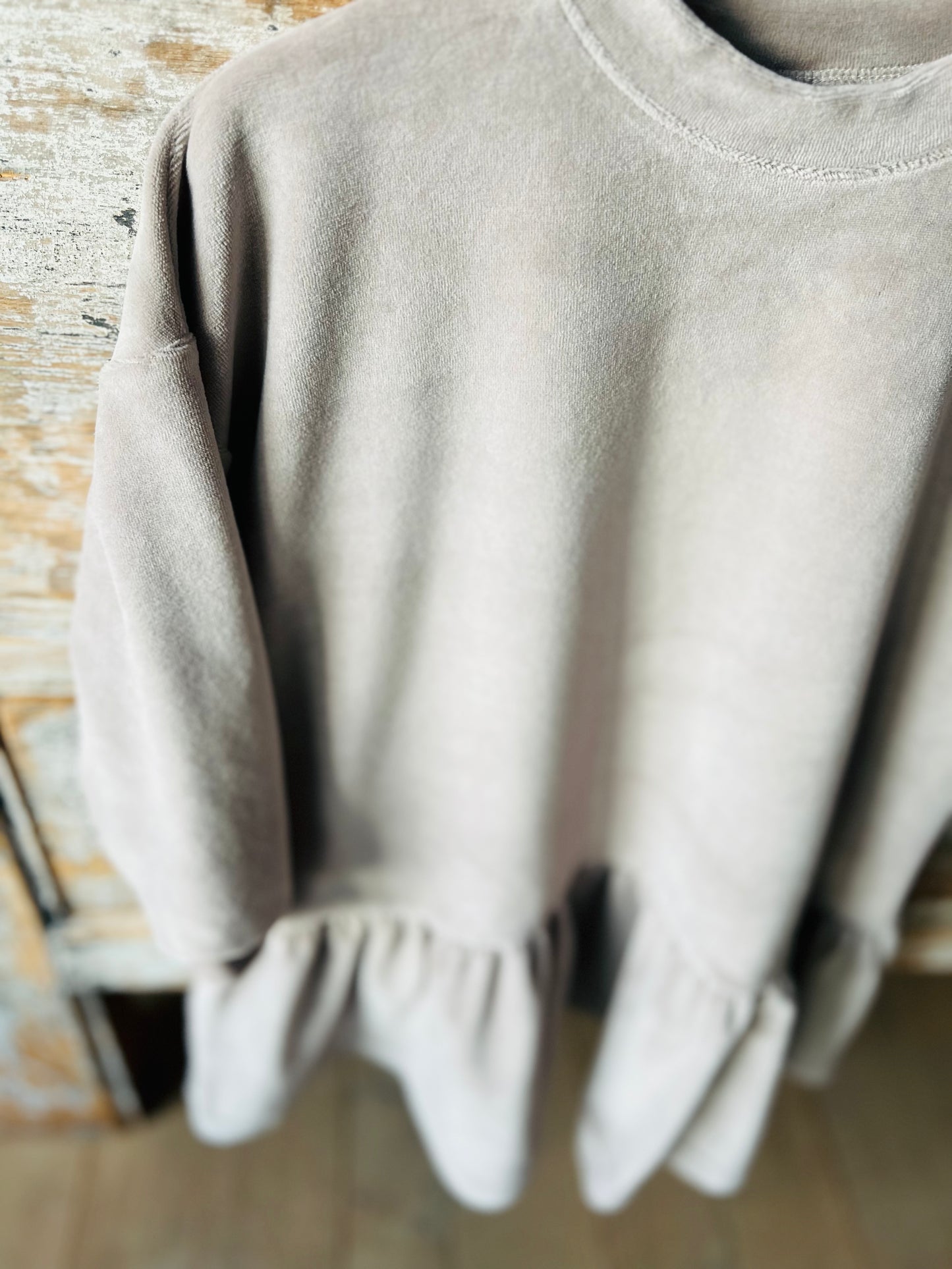 Veloure dress - taupe