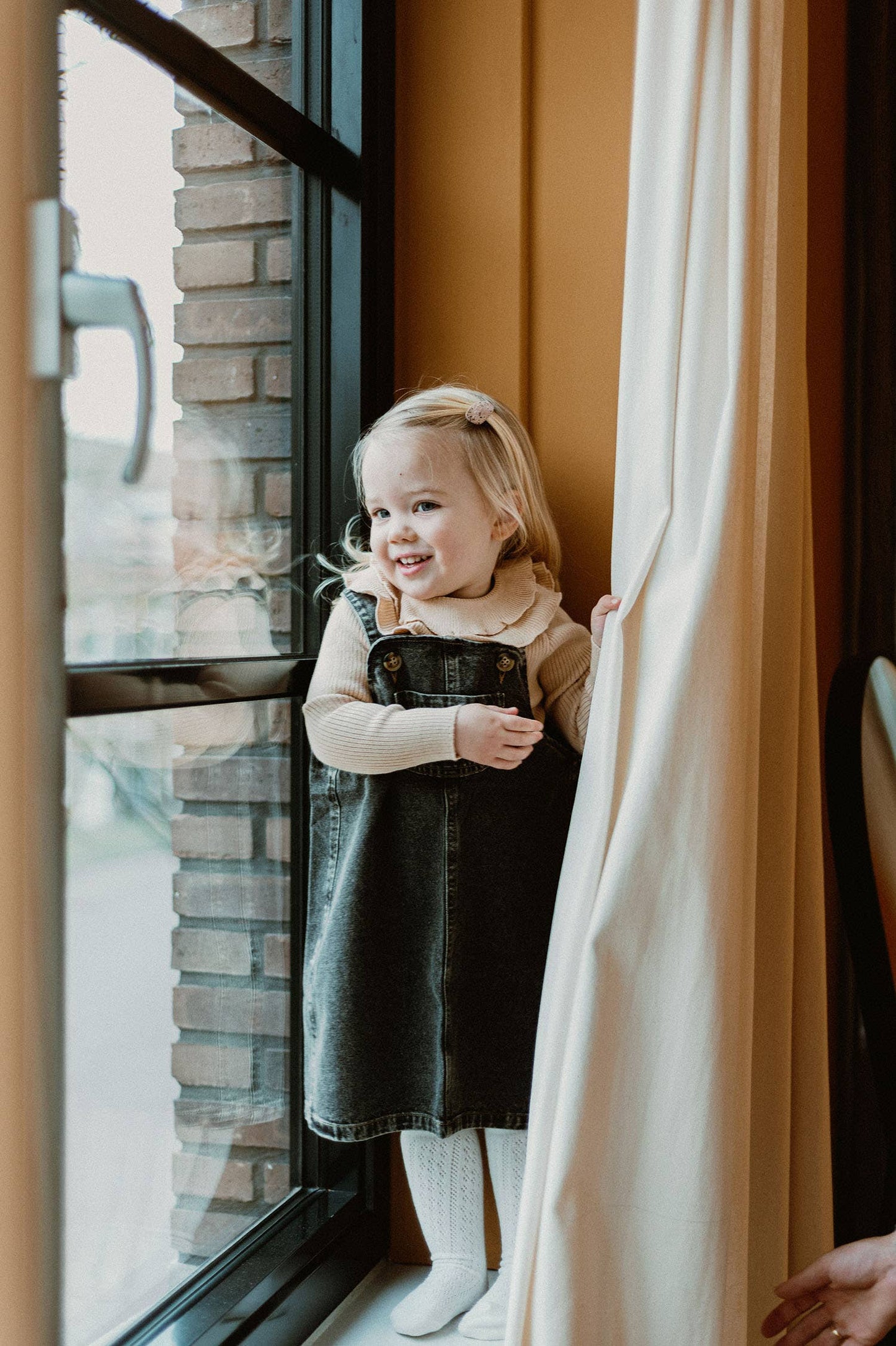 Alexis Denim Overall - Washed black