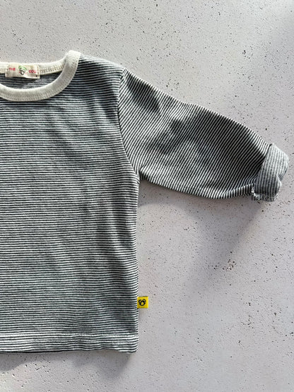 Bebe Lou stripe longsleeve - navy/yellow