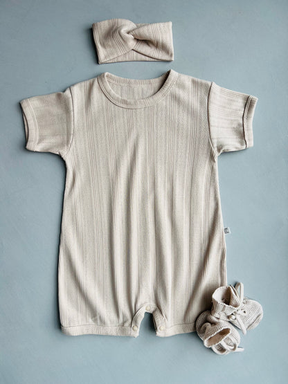 Bebe Jumpsuit - Oatmeal