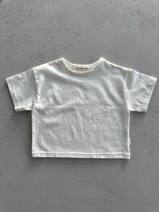 Bebe play normal relaxed tee - ivory