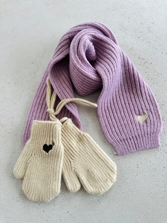 Little heart gloves - colors