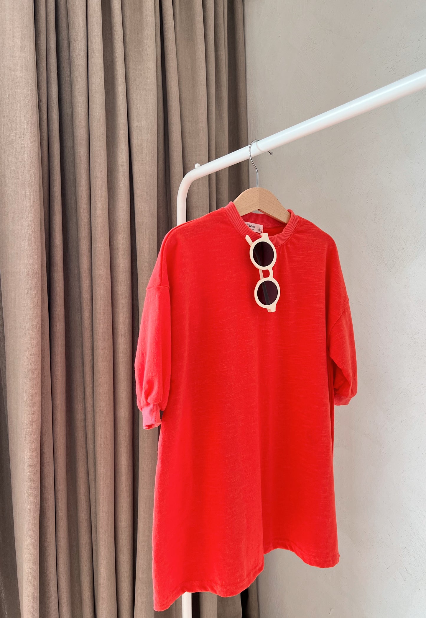 Tee dress scarlet