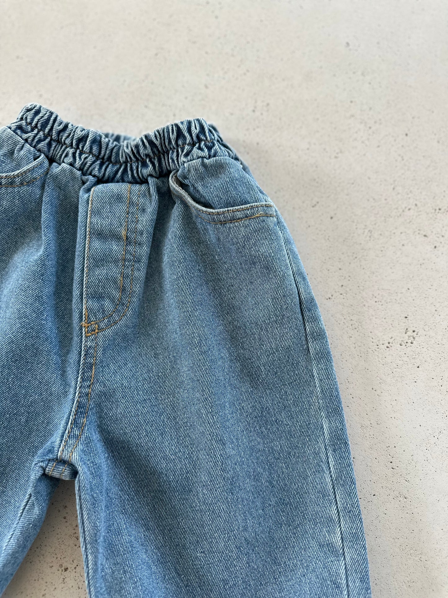 Planned denim pants - blue
