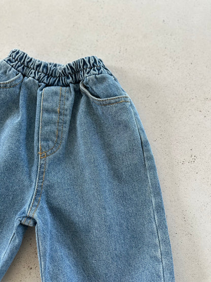 Planned denim pants - blue