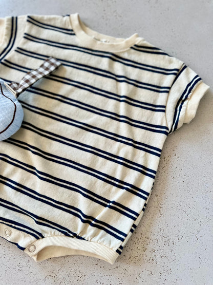 Bebe Saint stripe summer suit - navy