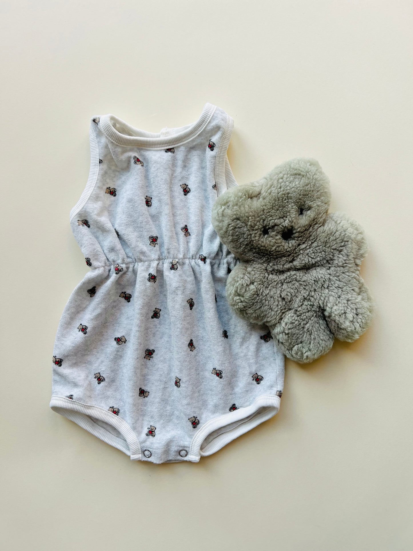 Bebe love bear terry suit - Melange