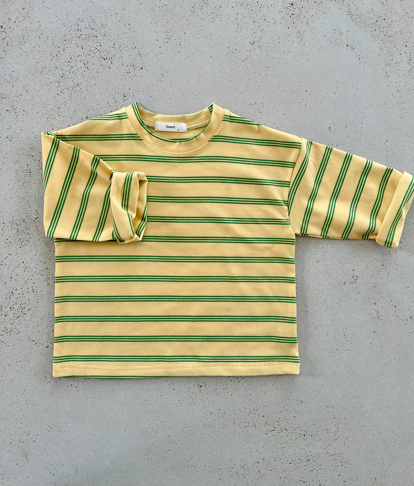 Dossy stripe tee - yellow