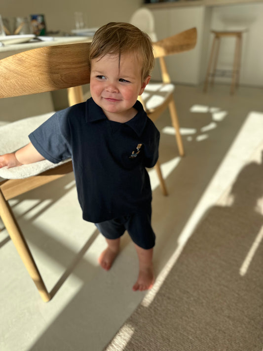 Polo bear set - navy
