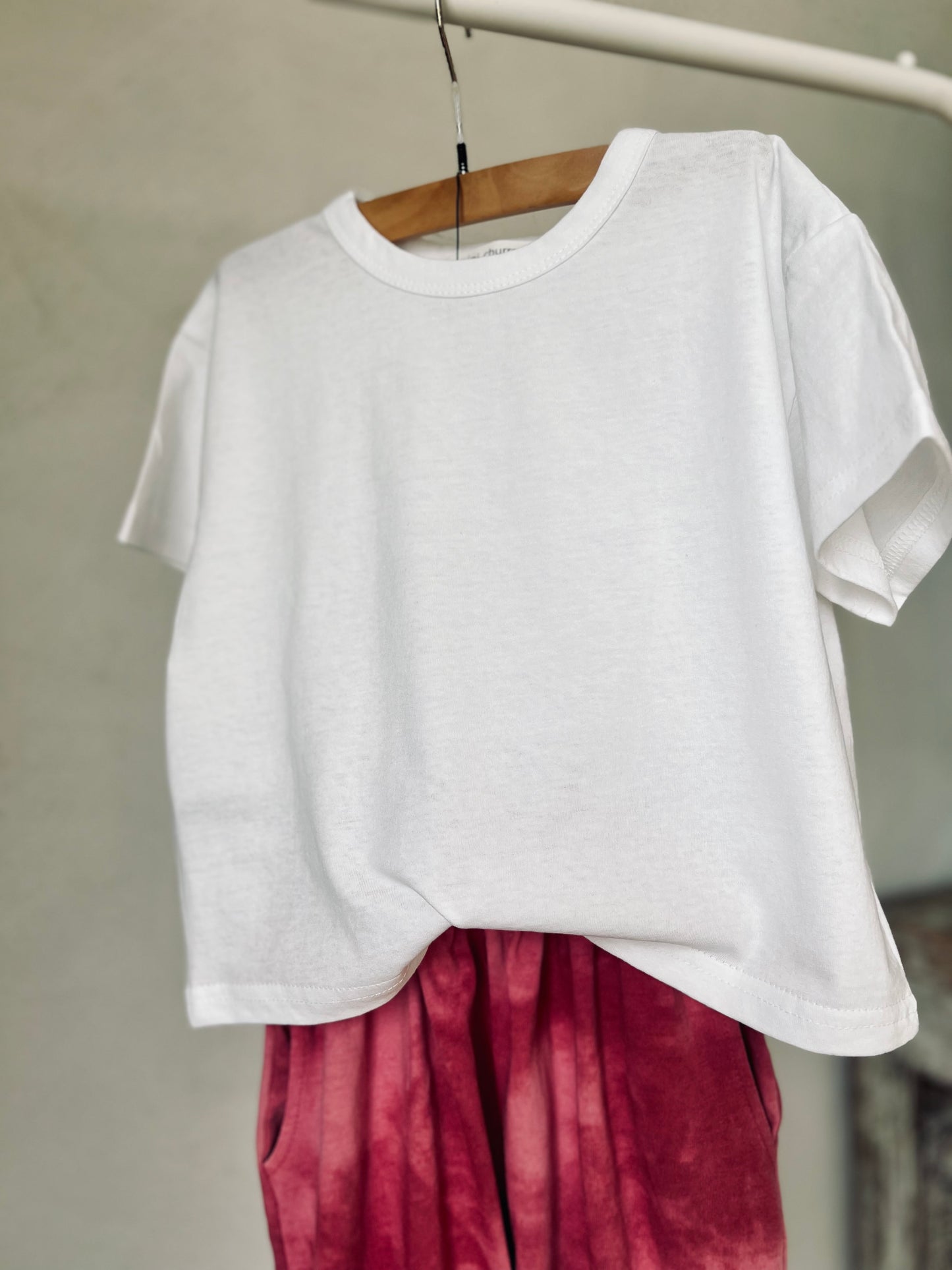 Loose fit tee - white