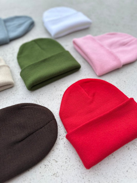 Cotton beanie - different colors