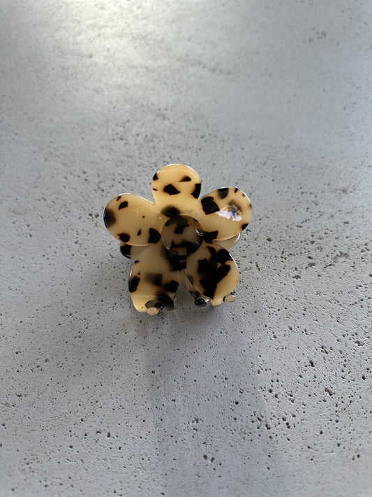 Flower hairclip large - leo