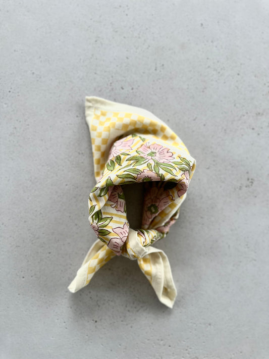 Oscar mini scarf peony - yellow