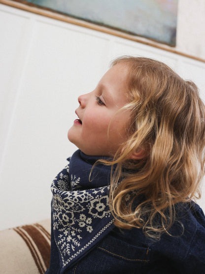 Mysore mini scarf - navy