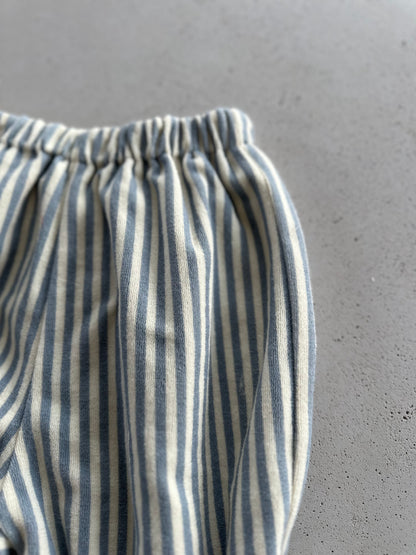 Bebe charlie reversible pants - sky/yellow