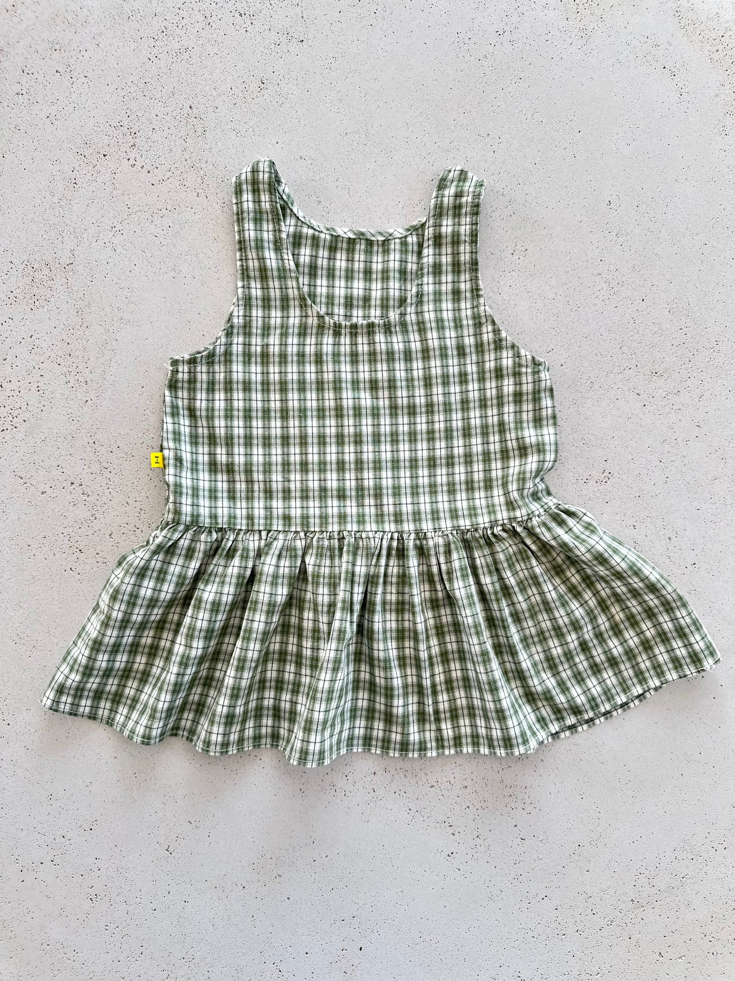 Susu check dress - green
