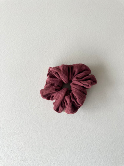 Oversized scrunchie - burgundy