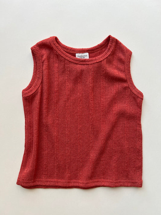 Martini knit top - cognac