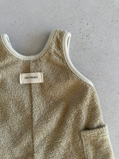 Bebe towel onesie - brown/beige