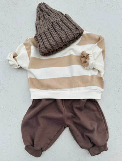 Bebe milk sweatshirt - ecru/beige