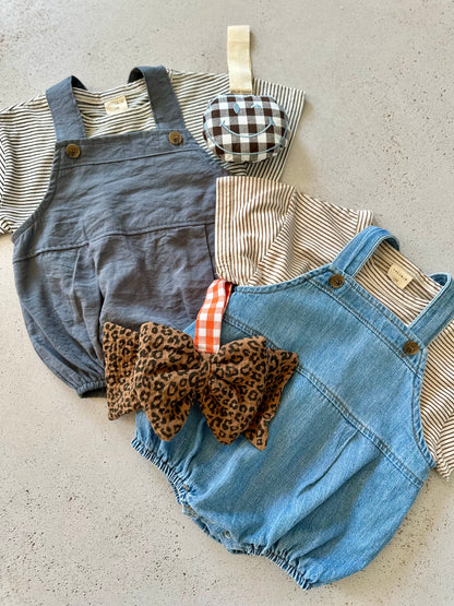 Bebe Sam bloomer overall - denim
