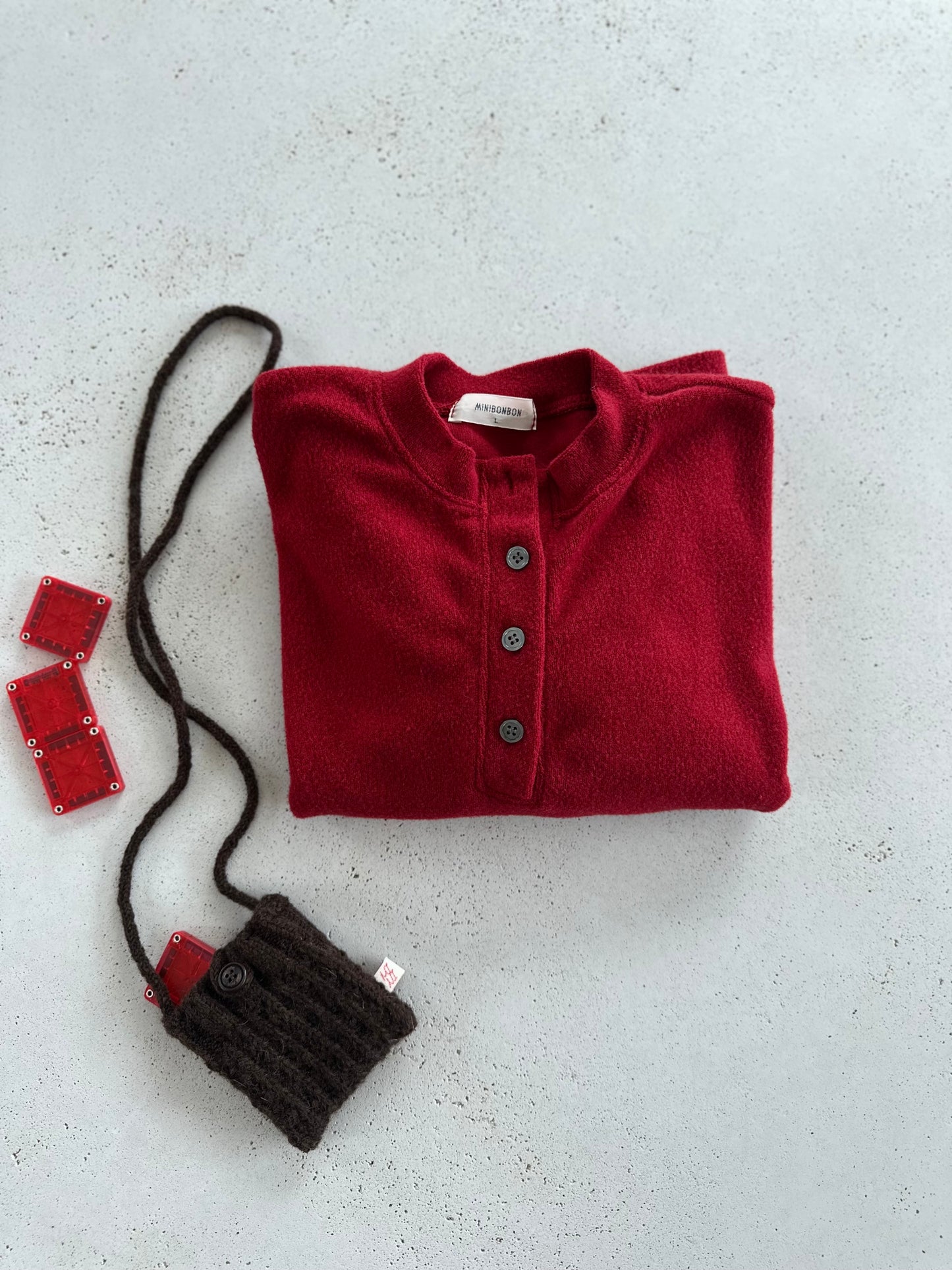 Riverton henri sweat - red