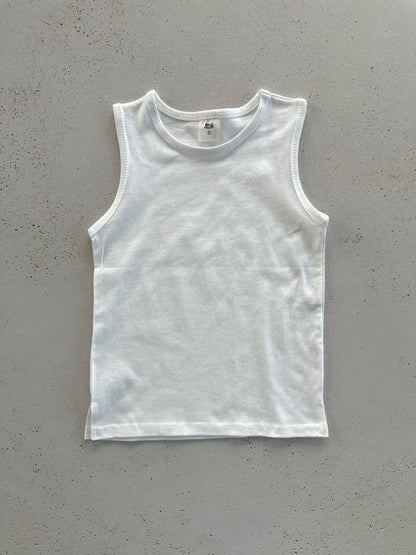 Fresi sleeveless - white