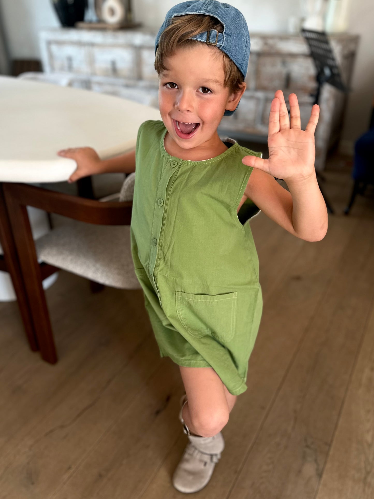 Charlie overall - olive