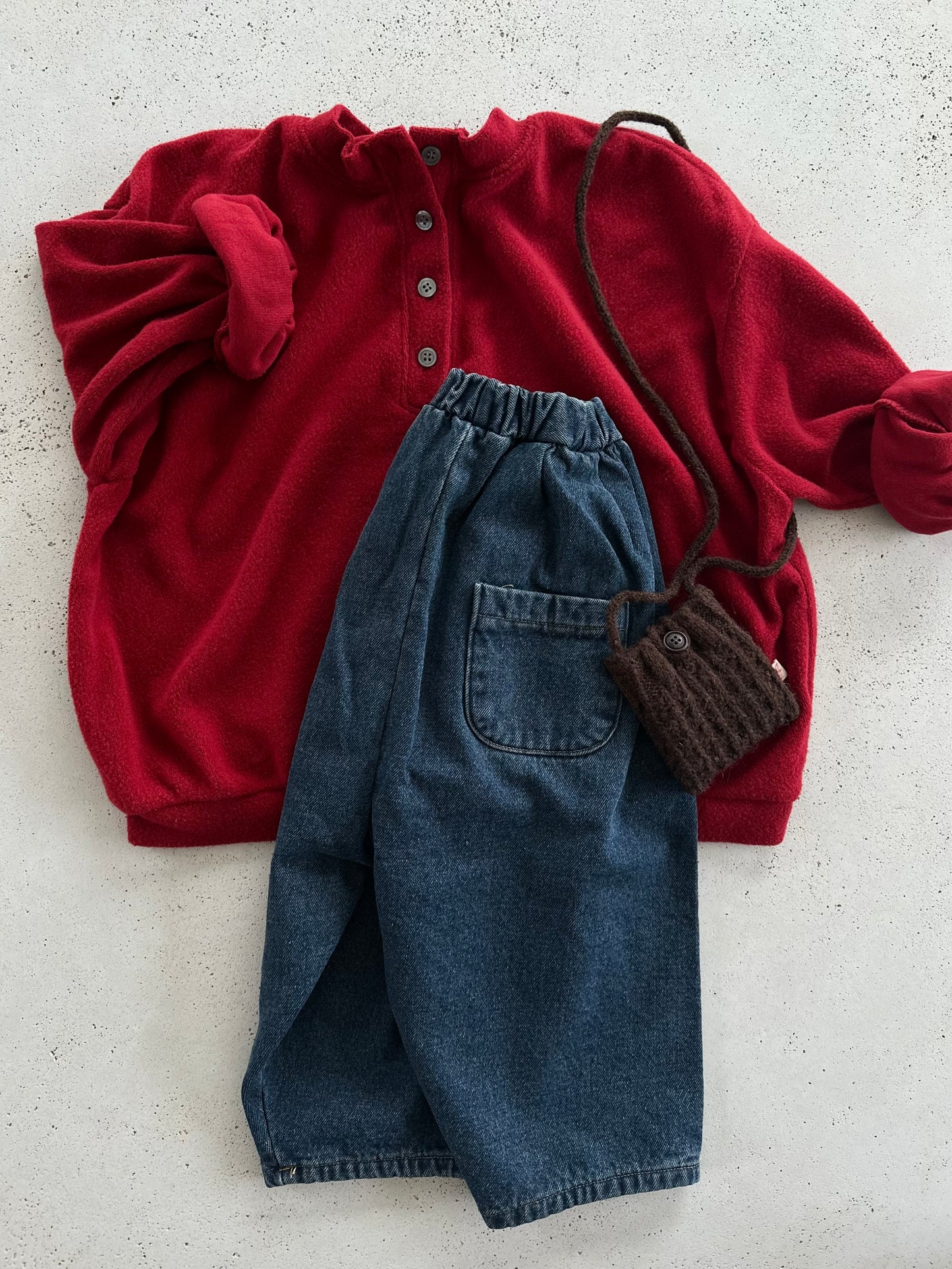 Riverton henri sweat - red