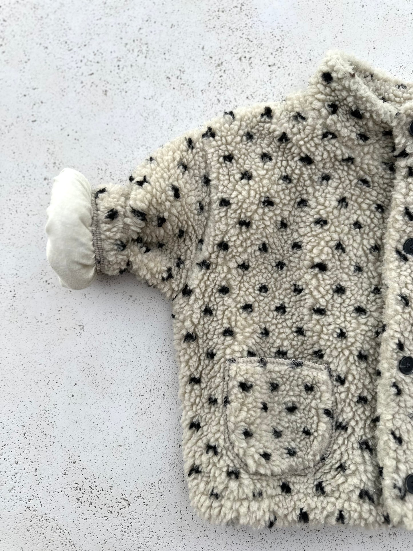 Bebe monet fleece jacket - beige