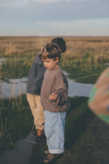 Stitch sweatshirt - mocha