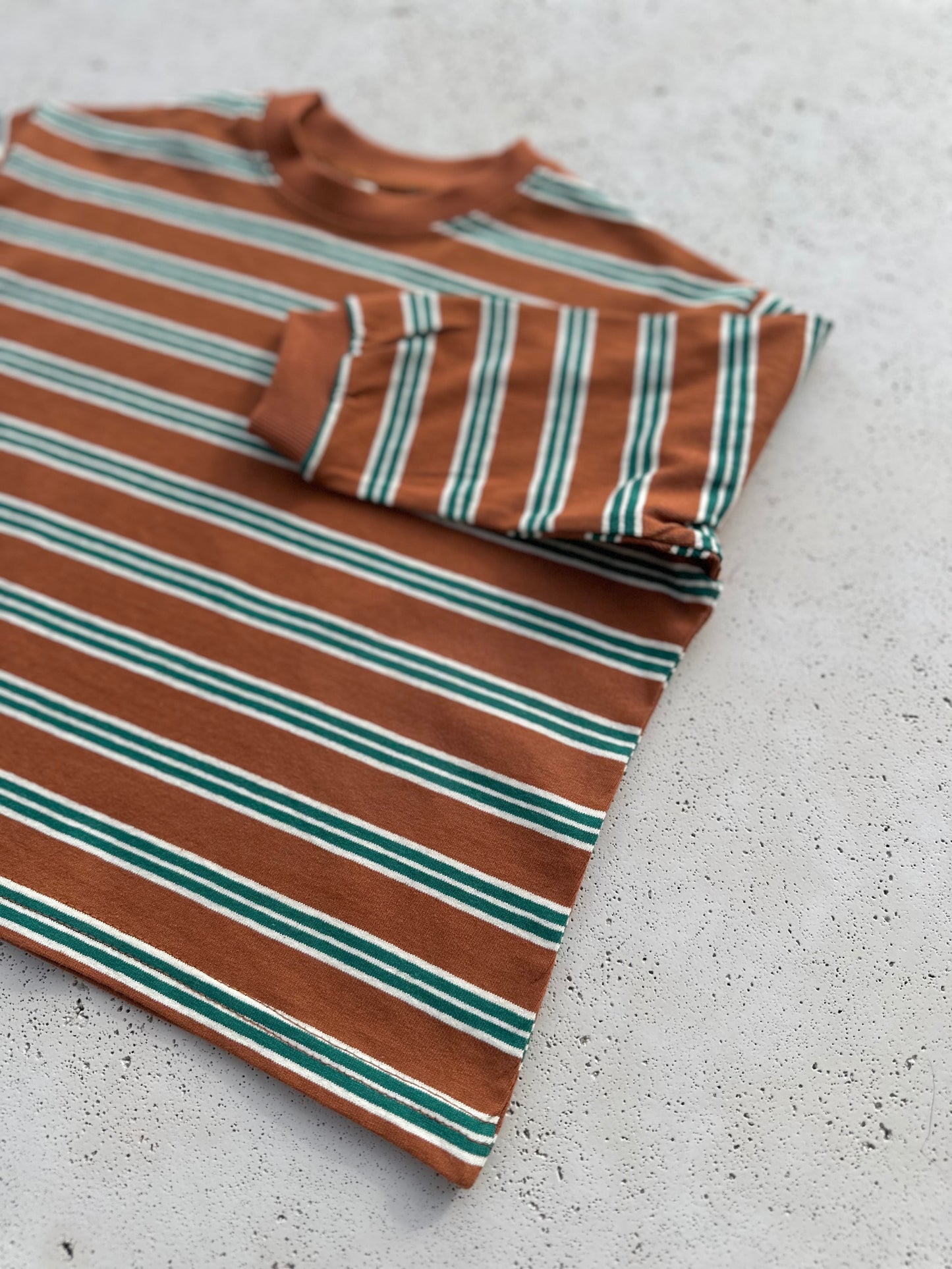 Daj stripe sweatshirt - blue/brown