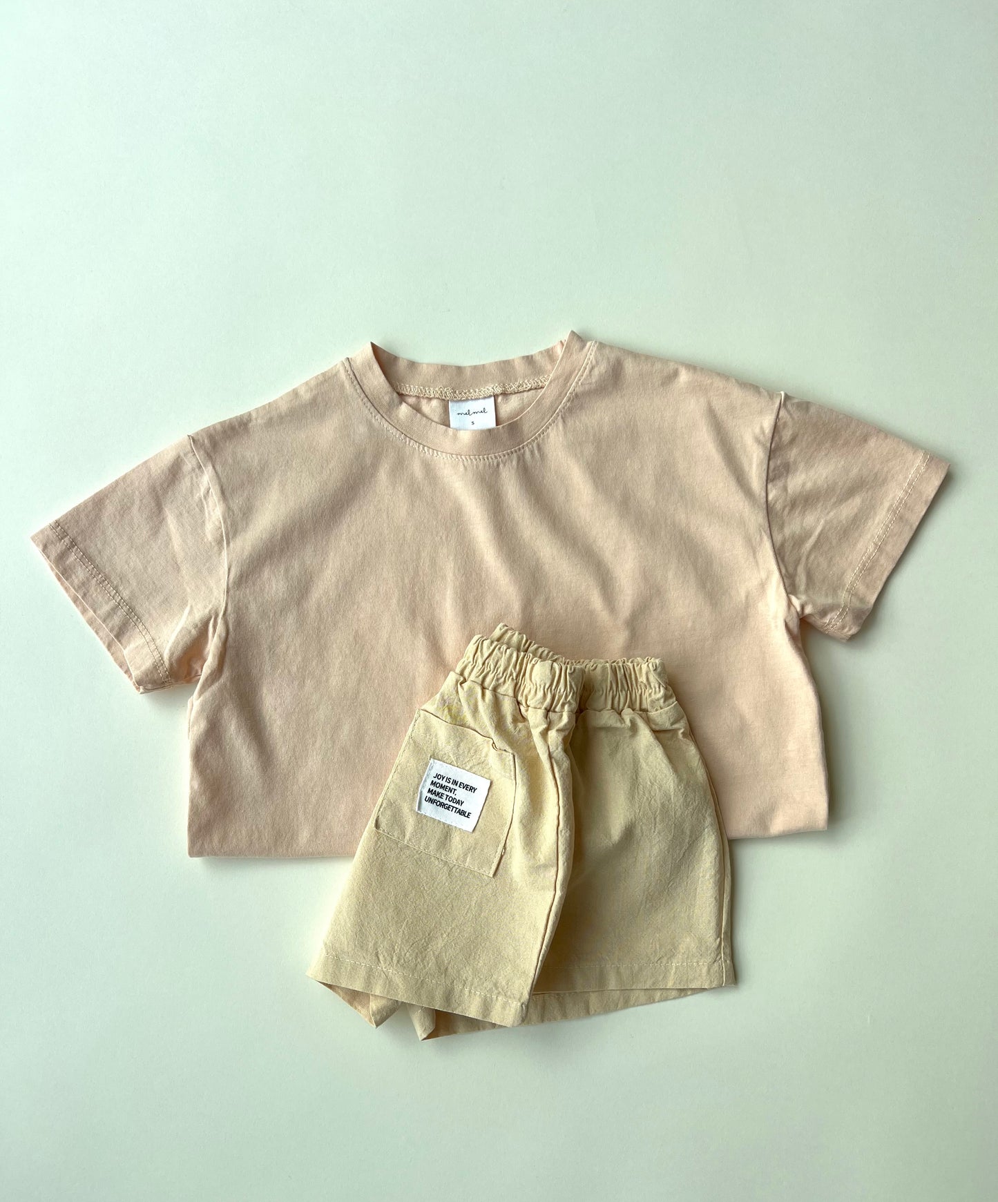 Melo washed tee - Peach