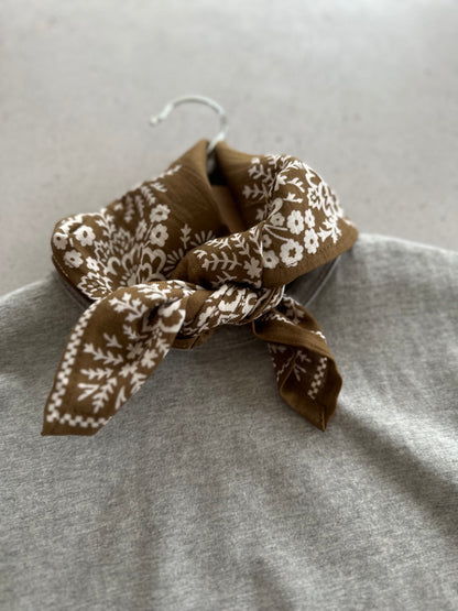 Mysore mini scarf - khaki