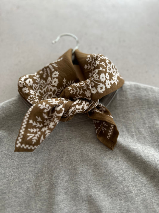 Mysore mini scarf - khaki
