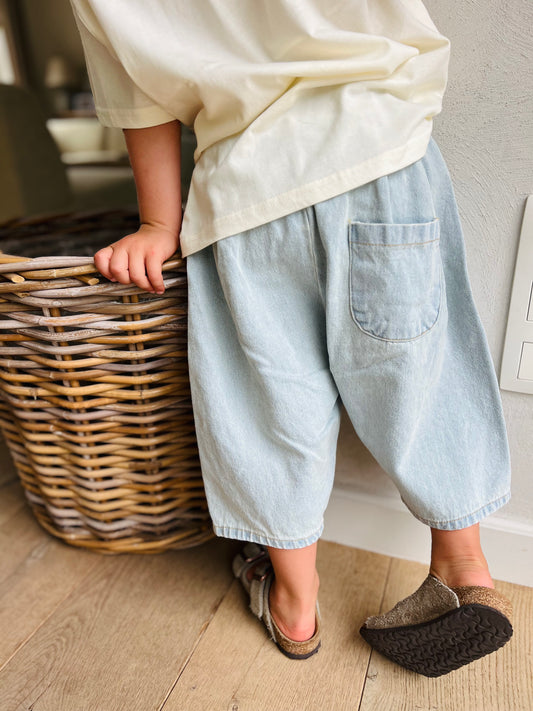 Vintage finger pants - light denim