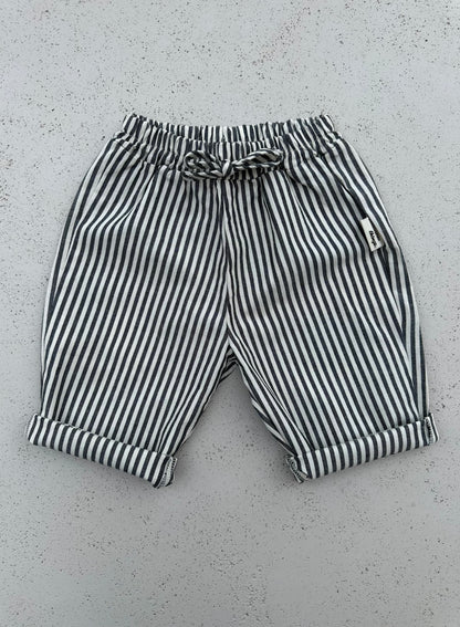 Kids Coco chino pants - black stripe
