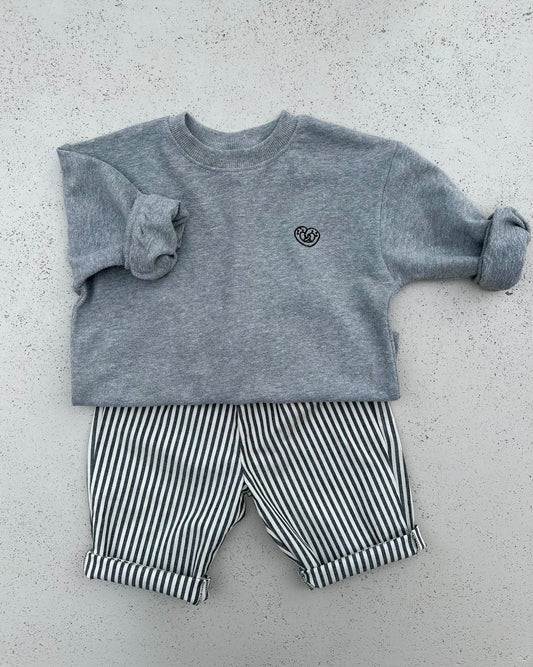 Gregu sweatshirt - grey melange