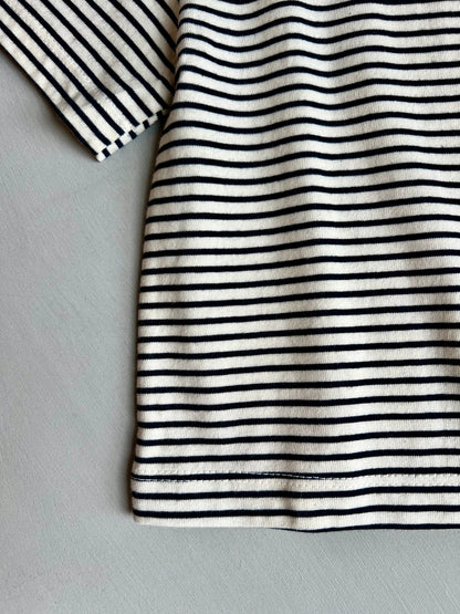 Stripe Tee - Ivory/navy