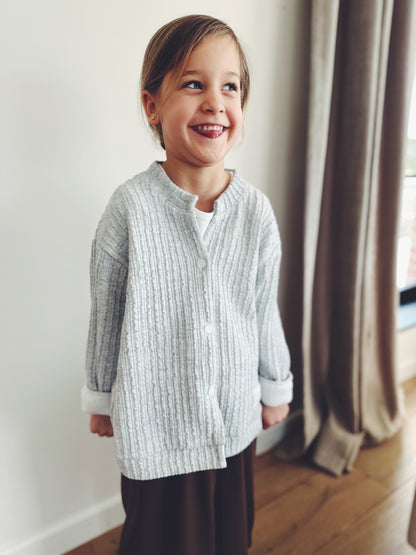 Eline cardigan - white melange